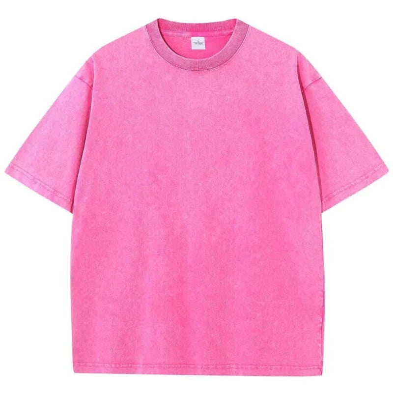 Retro Heavyweight T-Shirt-Gray / S 45-55KG