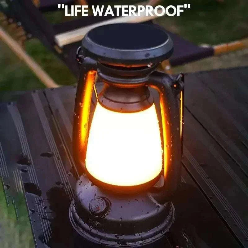 Retro Horse LED Lantern for Warm Home and Outdoor Lighting-800mAh LY16A