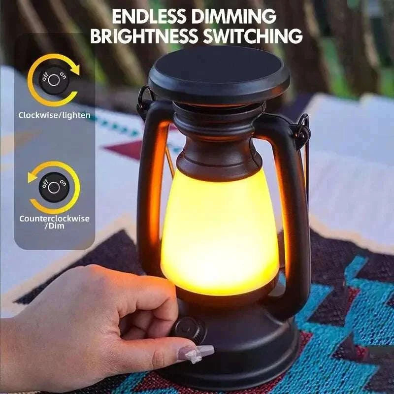 Retro Horse Light LED Lantern for Home and Outdoor Decor-800mAh LY16A