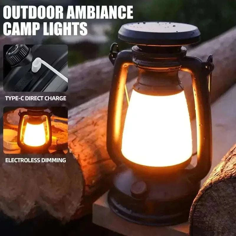 Retro Horse Light LED Lantern for Home and Outdoor Decor-800mAh LY16A