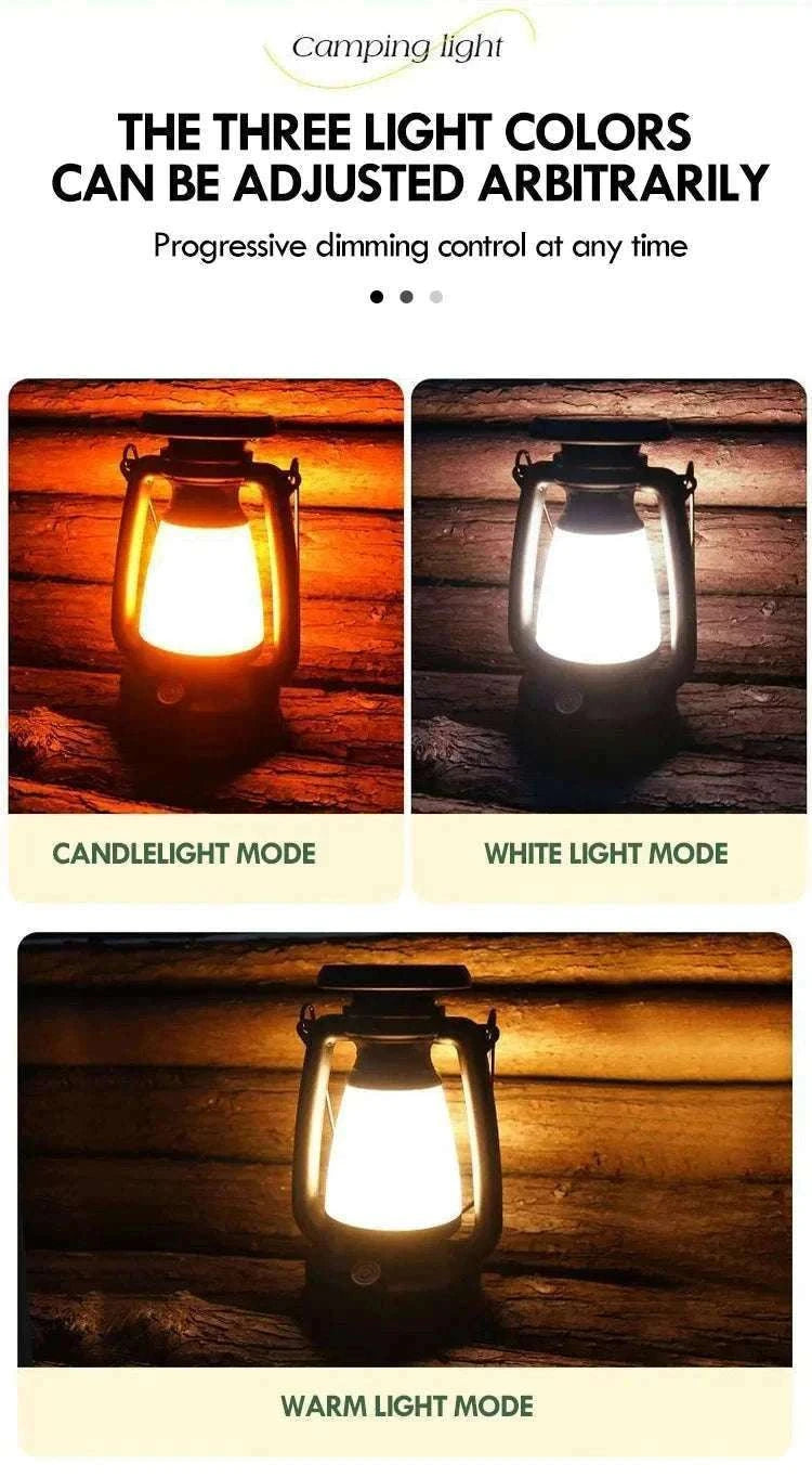 Retro Horse Light LED Lantern for Home and Outdoor Decor-800mAh LY16A