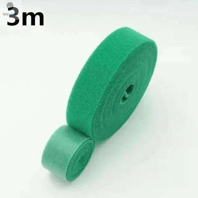 Reusable Cable Organizer Tape for Neat, Tangle-Free Cords-Black-3m