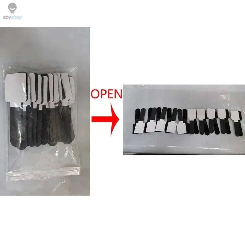 Reusable Cable Ties for Neat, Adjustable Cable Organization-10PCS Grey