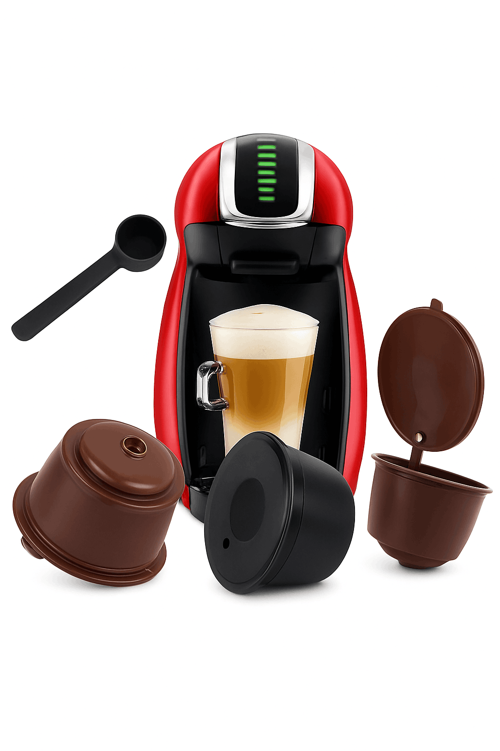 Reusable Coffee Capsule Set for Dolce Gusto-black