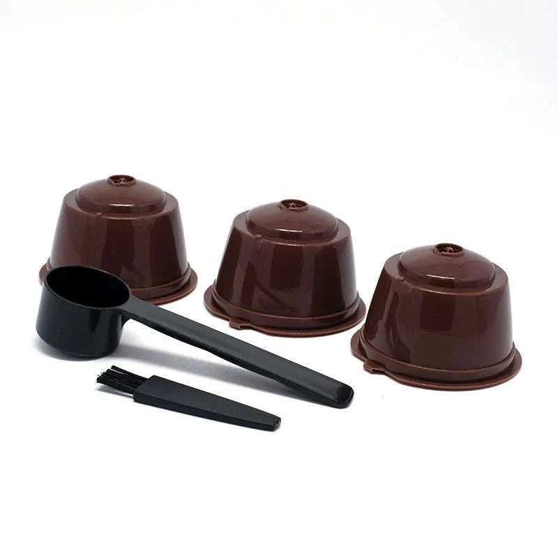 Reusable Coffee Capsule Set for Dolce Gusto-black