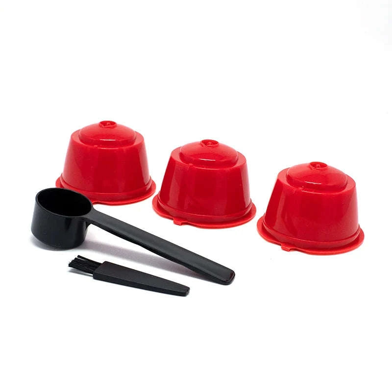 Reusable Coffee Capsule Set for Dolce Gusto-black