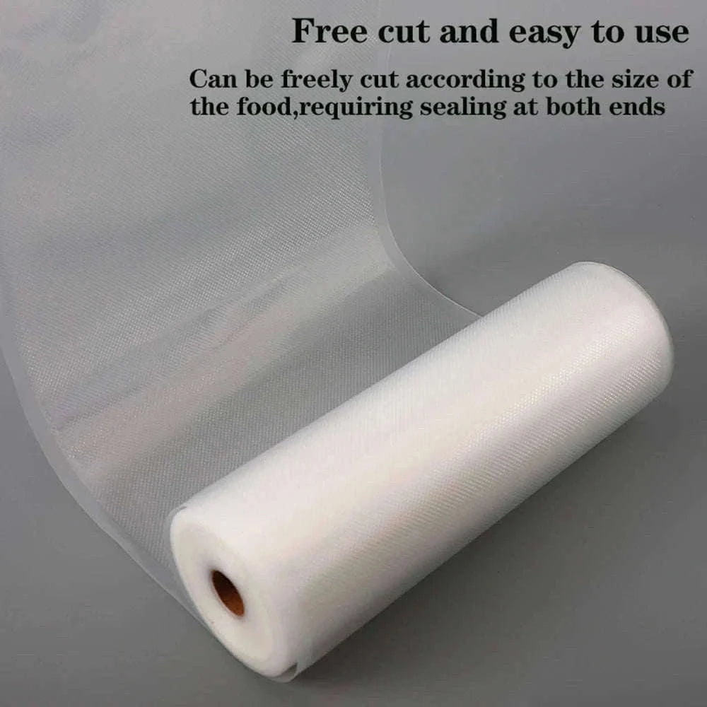 Reusable Food Vacuum Sealer Bags Roll for Meal Prep & Sous Vide-1 Rolls / 12cm x 500cm