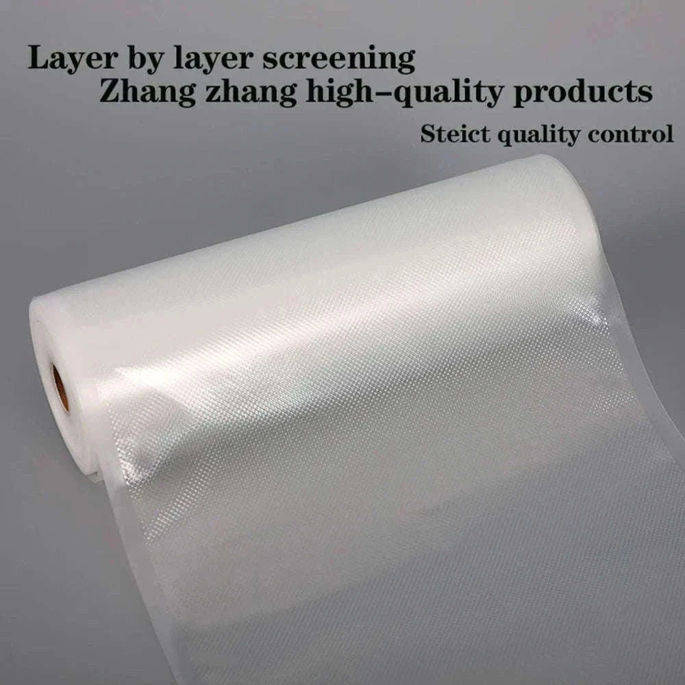 Reusable Food Vacuum Sealer Bags Roll for Meal Prep & Sous Vide-1 Rolls / 12cm x 500cm