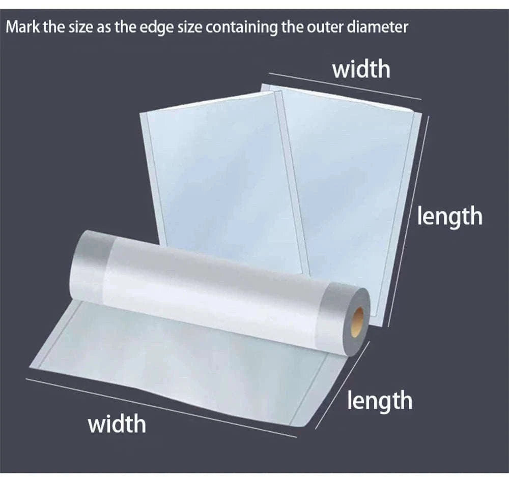 Reusable Food Vacuum Sealer Bags Roll for Meal Prep & Sous Vide-1 Rolls / 12cm x 500cm