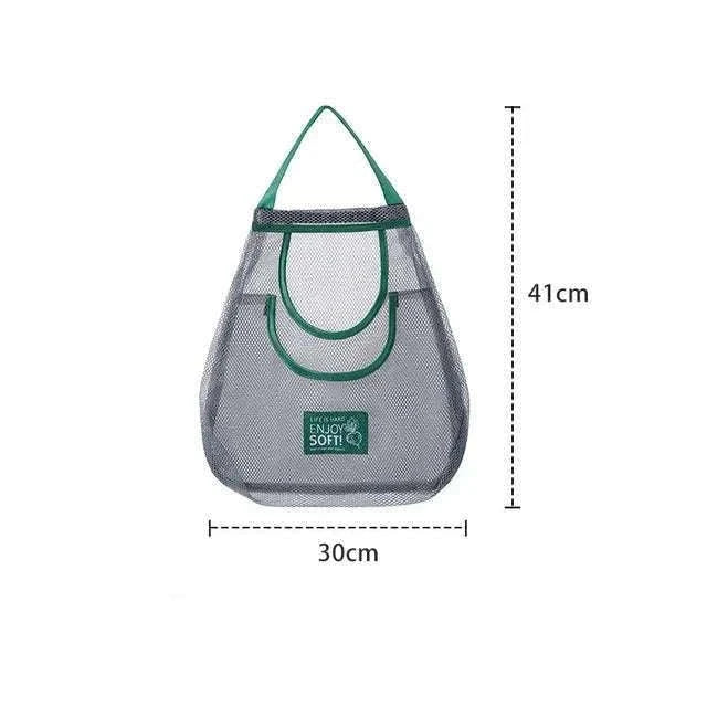 Reusable Hanging Mesh Storage Bag for Fresh Produce-king-size single bag