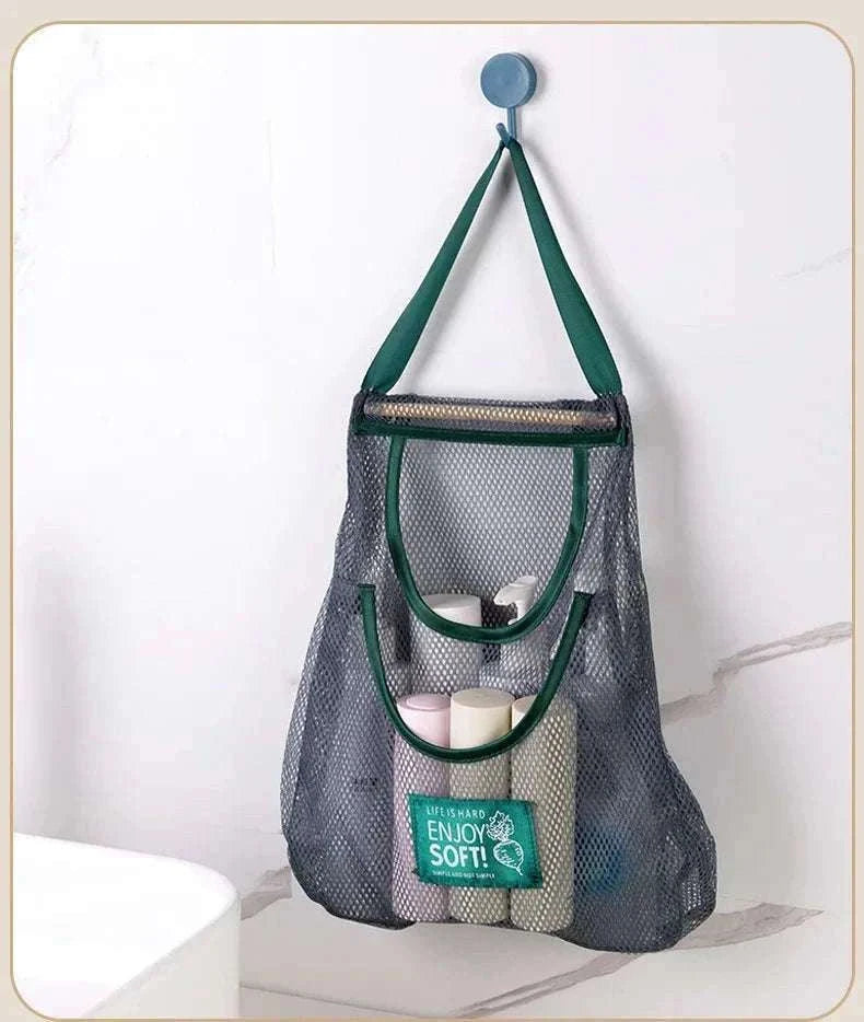 Reusable Hanging Mesh Storage Bag for Fresh Produce-king-size single bag