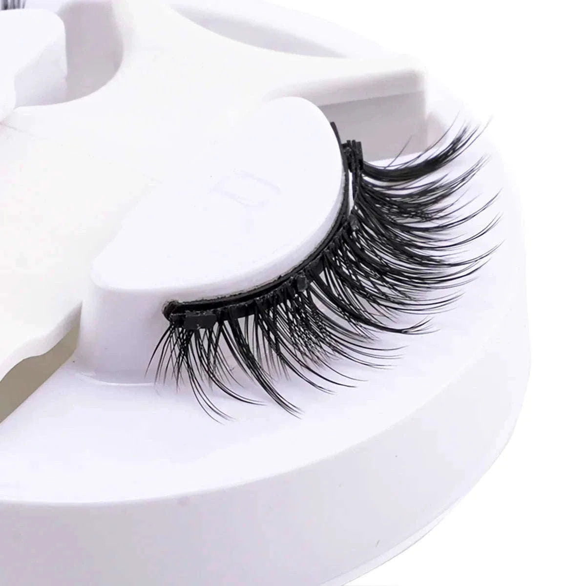 Reusable Magnetic False Eyelashes with Applicator Tweezers Set-1 Pair LZ04