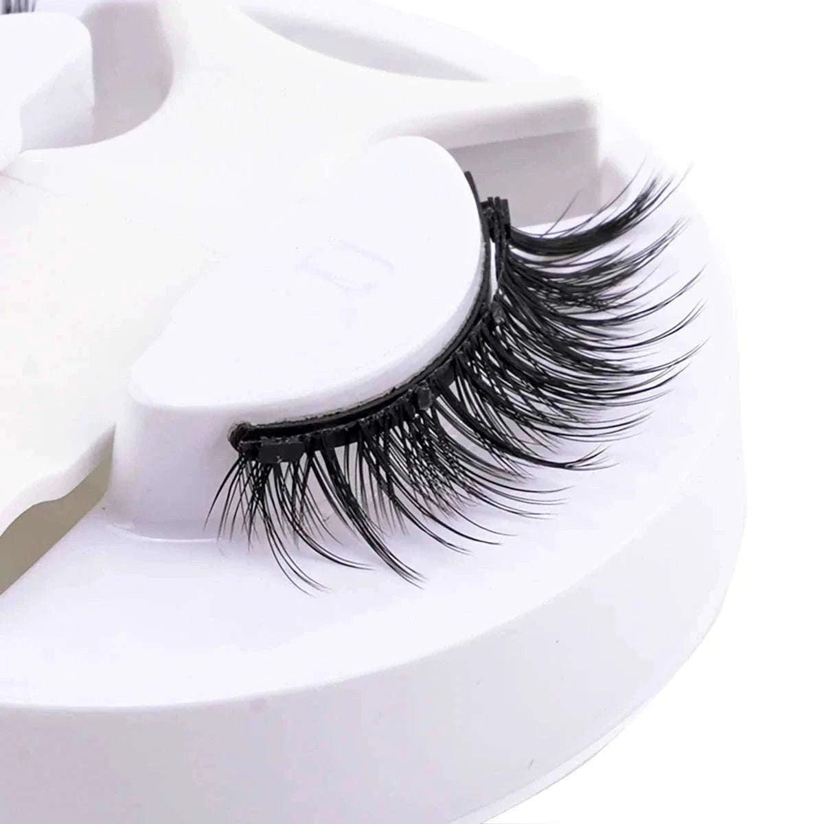 Reusable Magnetic False Eyelashes with Applicator Tweezers Set-1 Pair LZ04