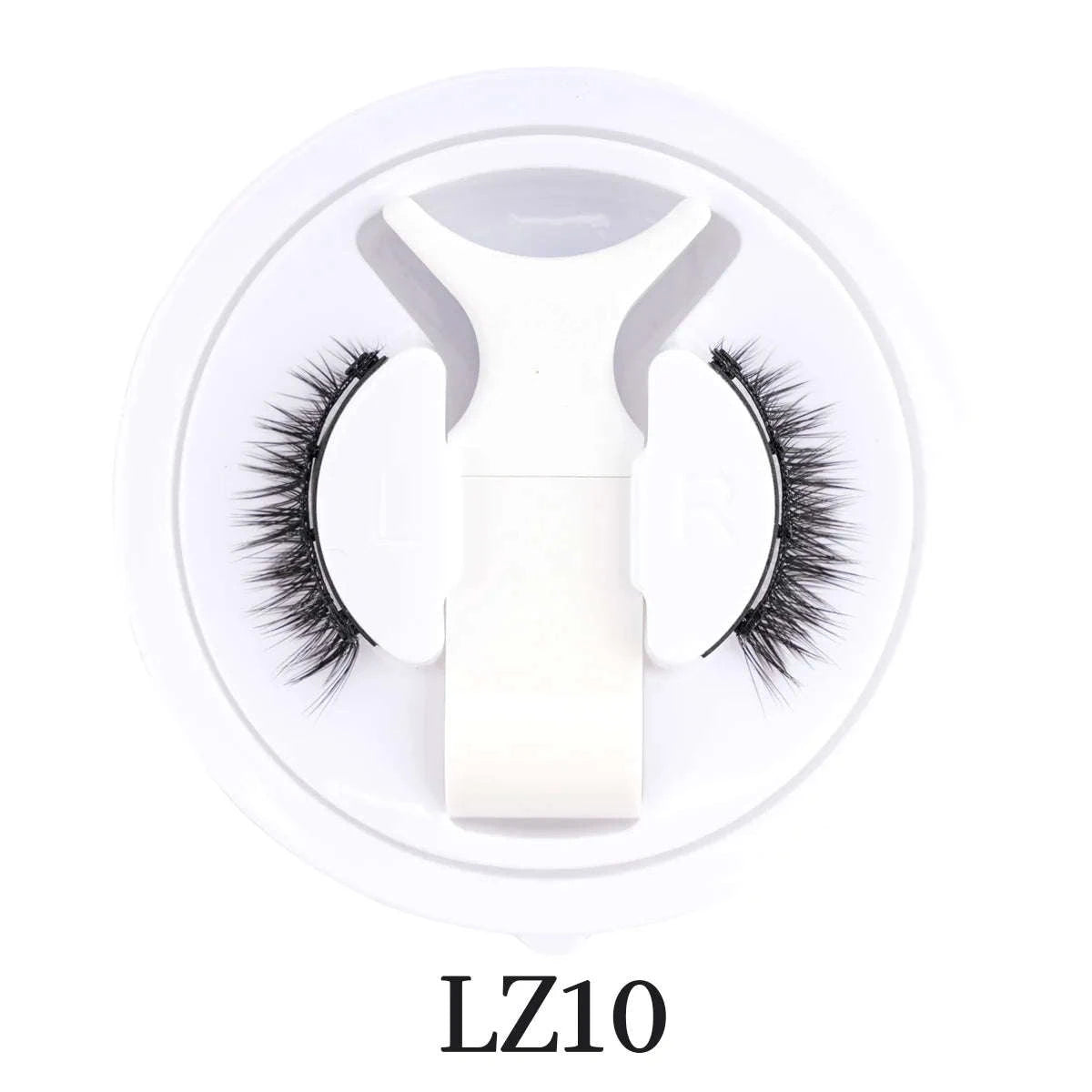 Reusable Magnetic False Eyelashes with Applicator Tweezers Set-1 Pair LZ04