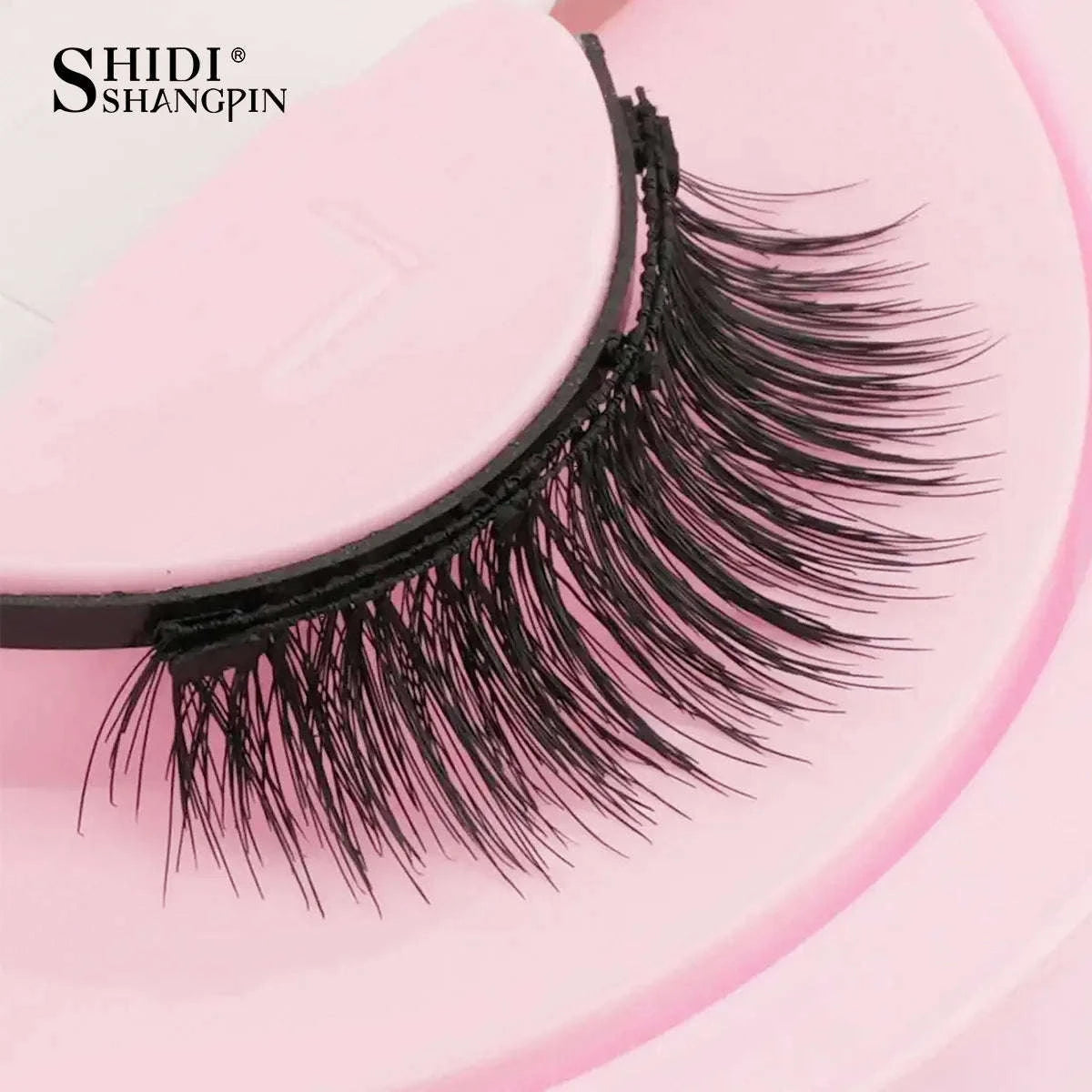 Reusable Magnetic False Eyelashes with Applicator Tweezers Set-1 Pair LZ04