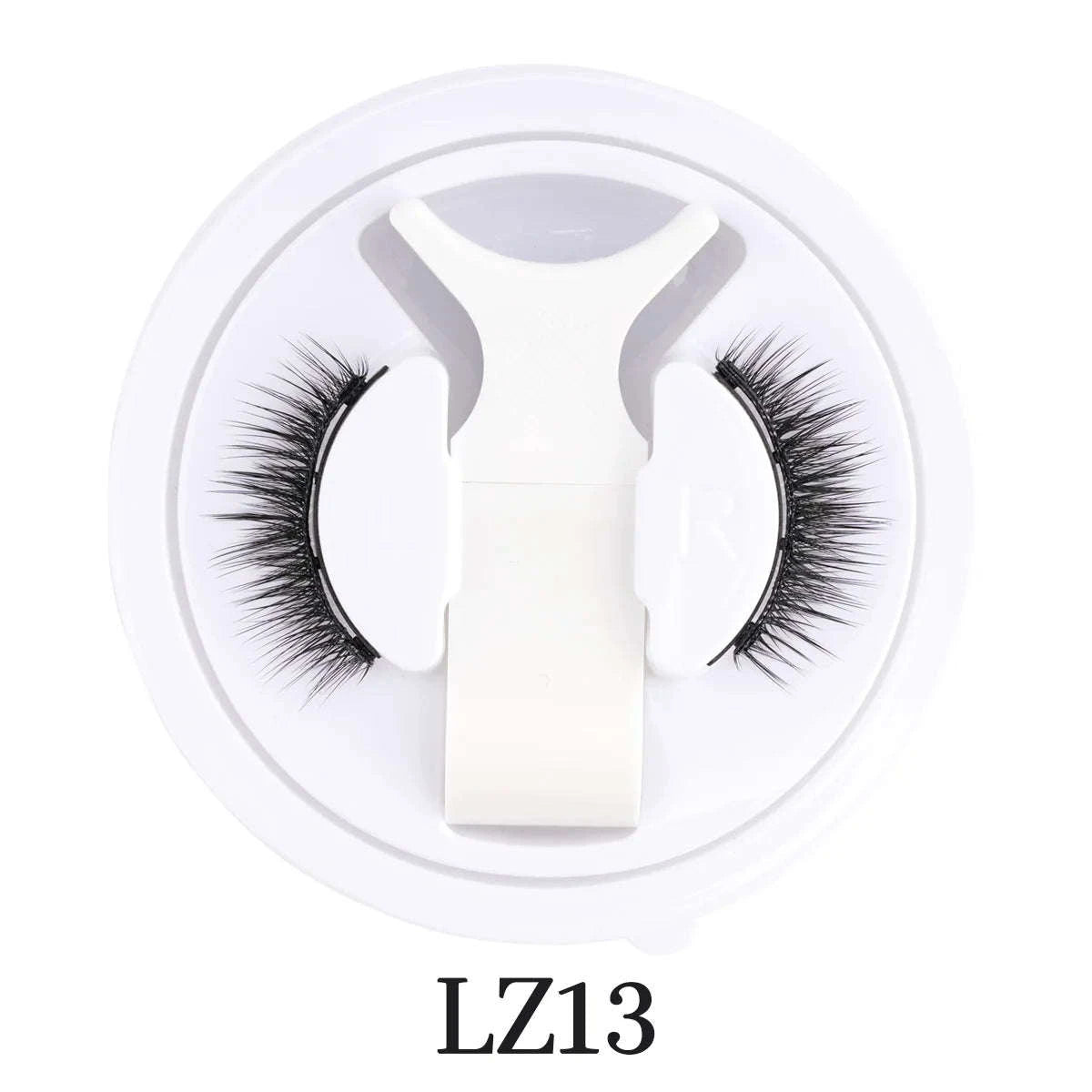 Reusable Magnetic False Eyelashes with Applicator Tweezers Set-1 Pair LZ04