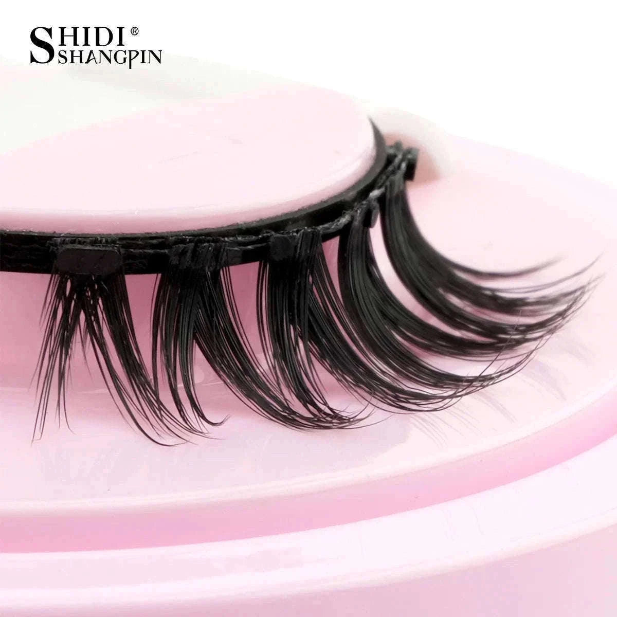 Reusable Magnetic False Eyelashes with Applicator Tweezers Set-1 Pair LZ04