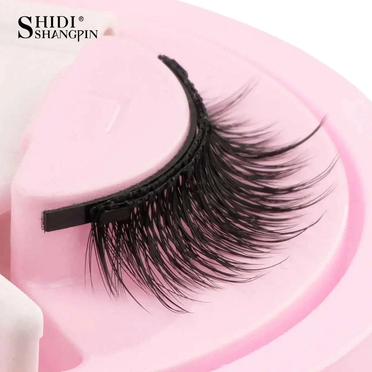Reusable Magnetic False Eyelashes with Applicator Tweezers Set-1 Pair LZ04