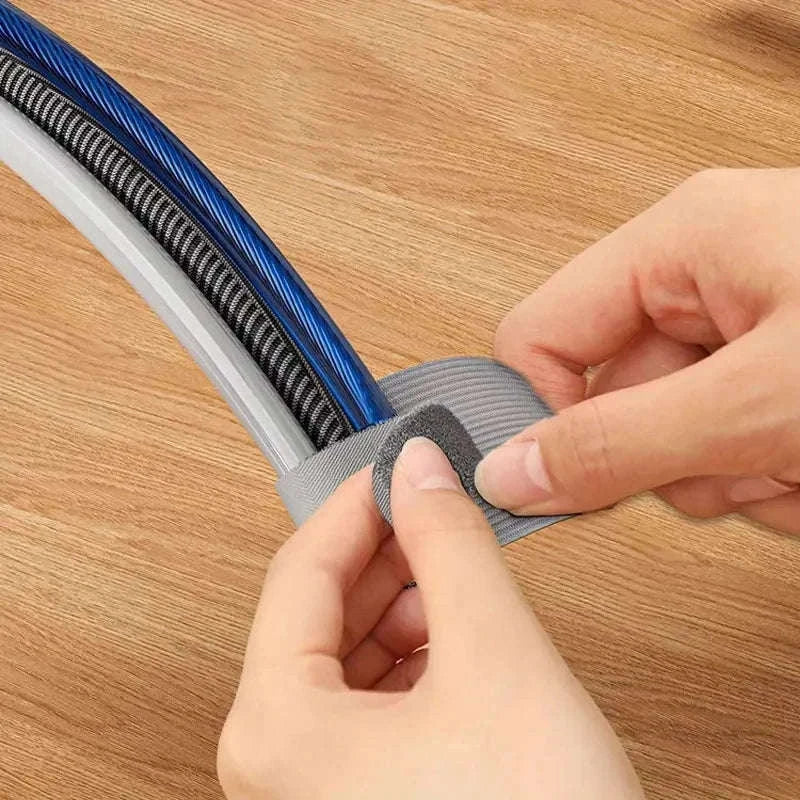 Reusable Velcro Cable Ties and Cord Organizer Straps-Black / 20PCS