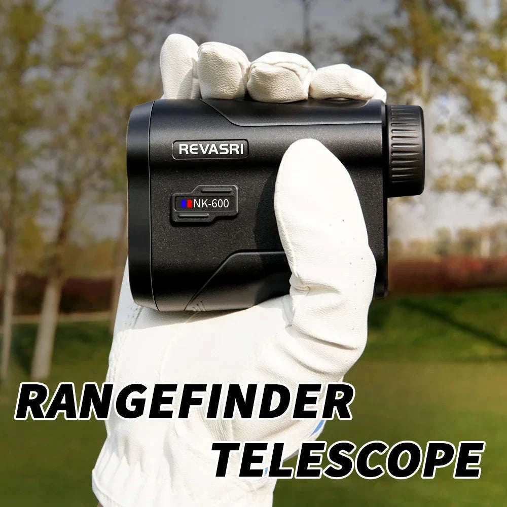 REVASRI 600M Golf Laser Rangefinder with Slope Compensation-Golf White / 1000M