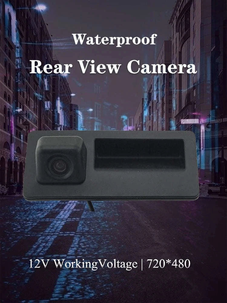 Reverse Camera for Volkswagen and Audi Parking Backup View-black / Poland
