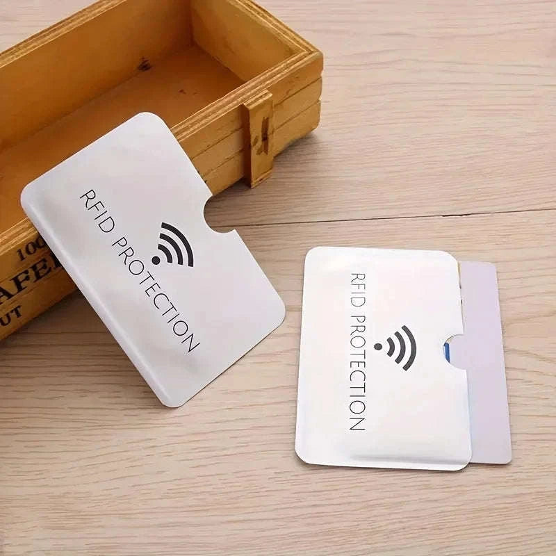 RFID Blocking Card Holder – 10 Aluminum Sleeves-10pcs