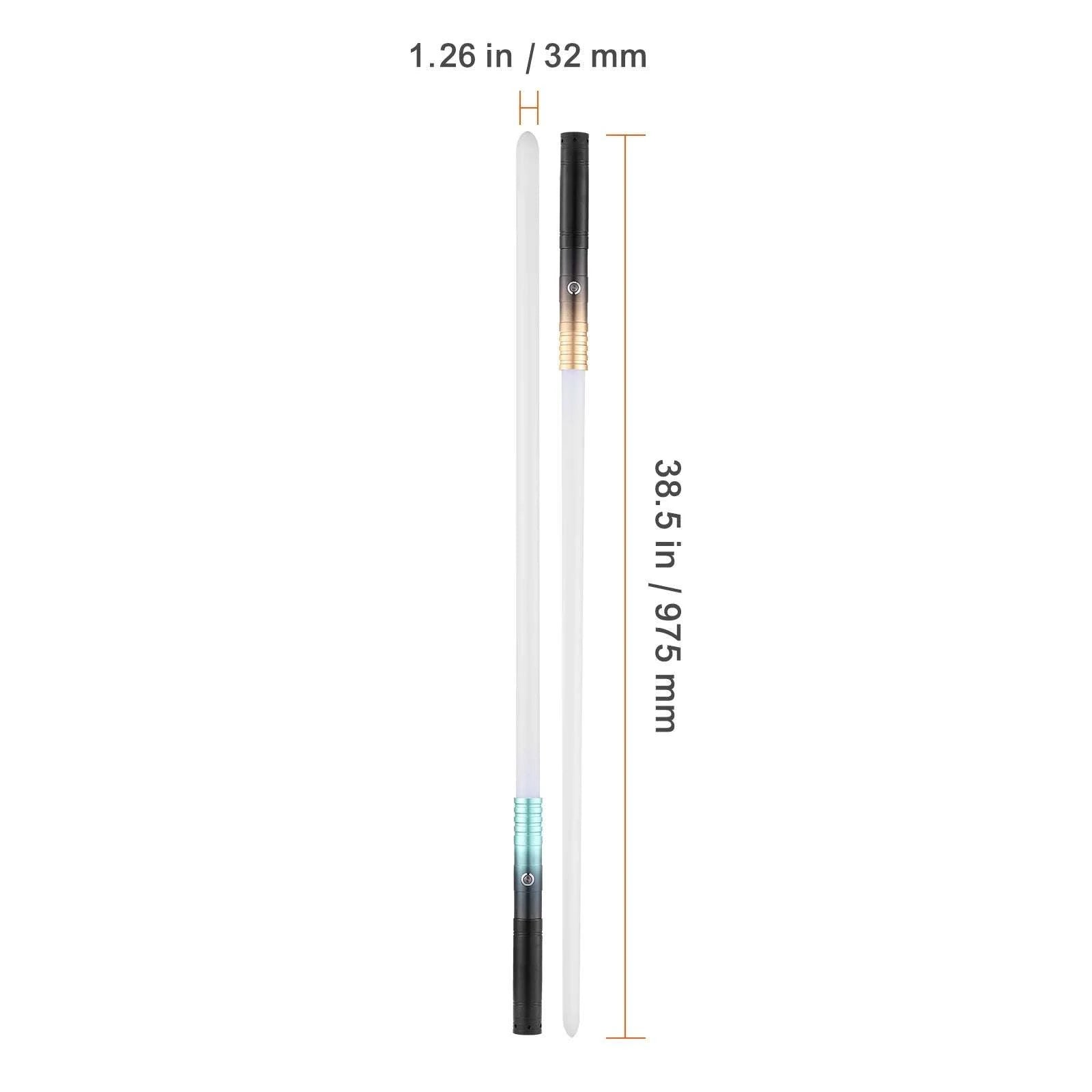 RGB Lightsaber with Sound Effects & Metal Handle Rechargeable-44inch 1pc / United States