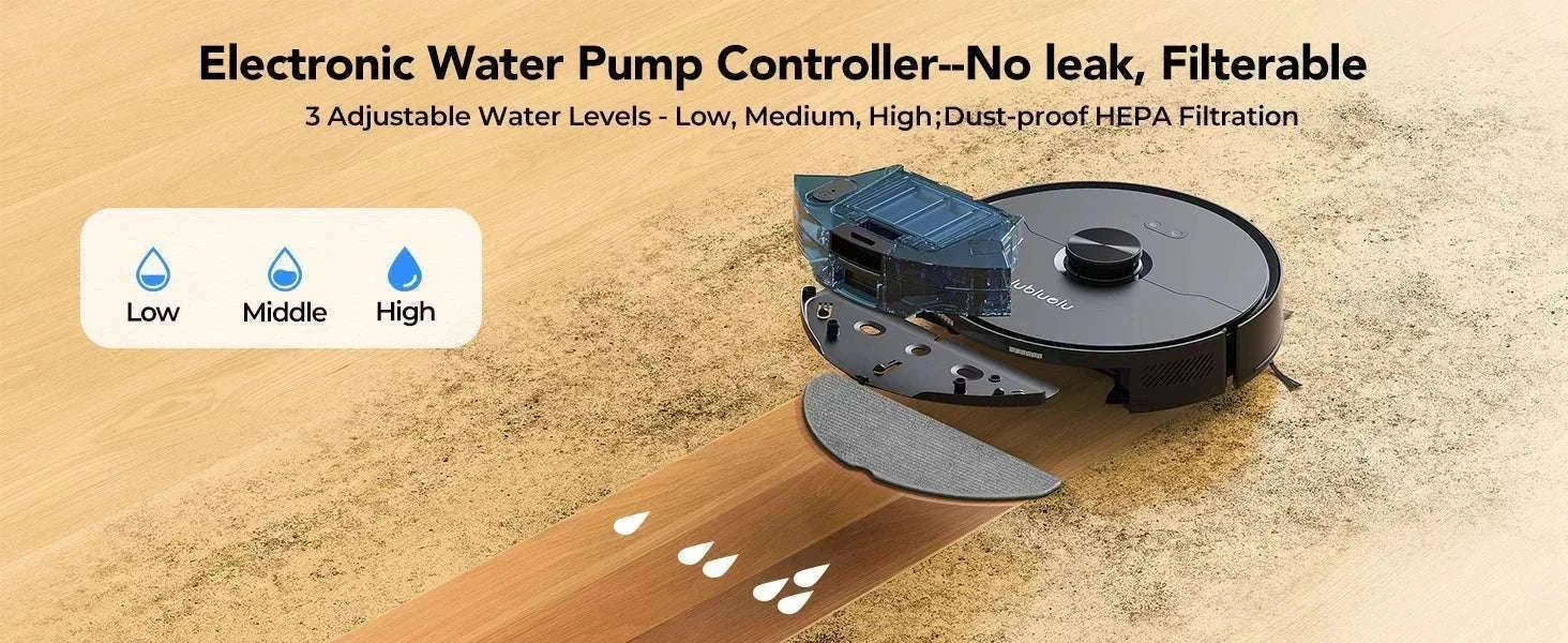 Robot Vacuum Mop Combo 5500Pa LiDAR Navigation Smart App Control-L15ultra / AU / Australia