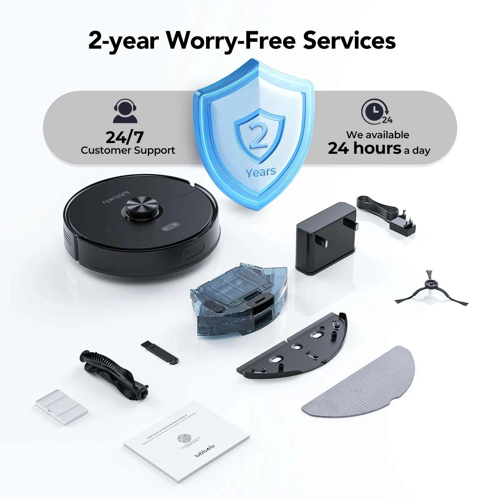 Robot Vacuum Mop Combo 5500Pa LiDAR Navigation Smart App Control-L15ultra / AU / Australia