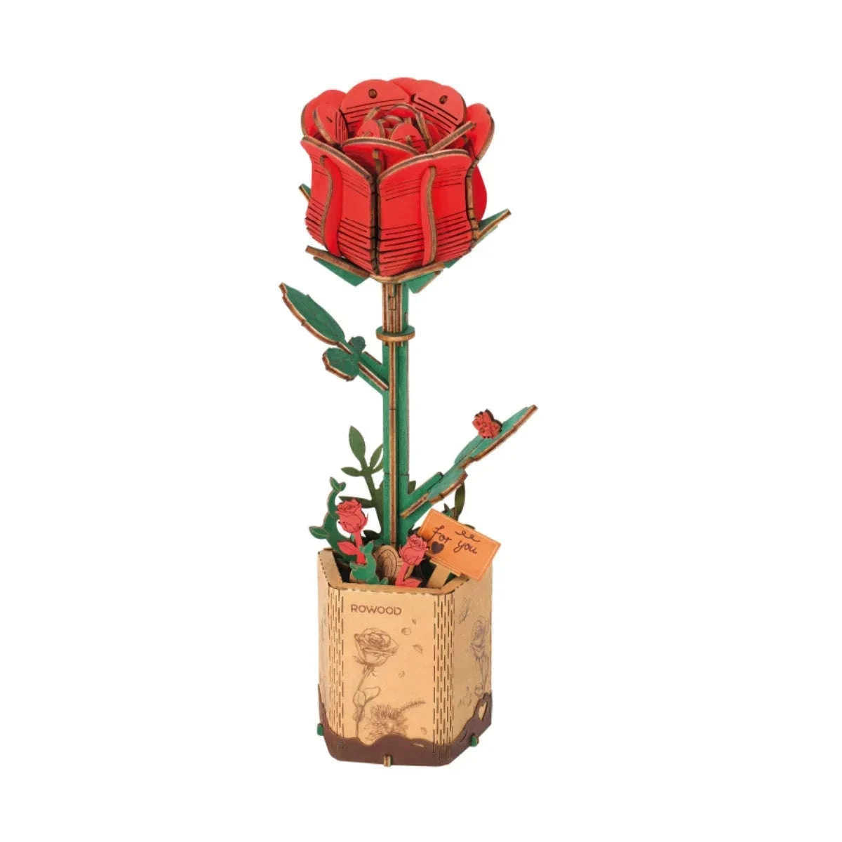 Robotime 3D Wooden Puzzle Flowers Bouquet Craft Kit-TW071 / UNITED KINGDOM
