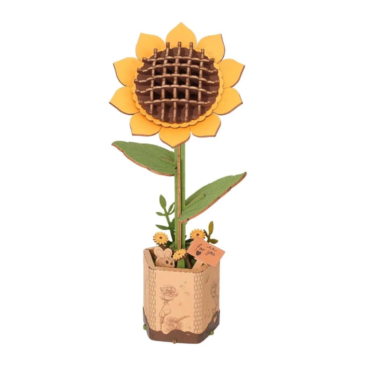 Robotime 3D Wooden Puzzle Flowers Bouquet Craft Kit-TW071 / UNITED KINGDOM