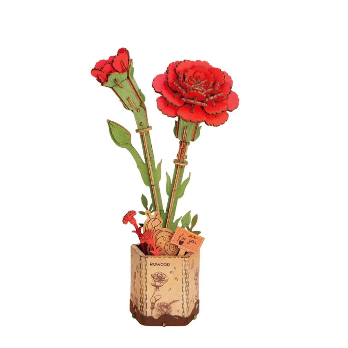 Robotime 3D Wooden Puzzle Flowers Bouquet Craft Kit-TW071 / UNITED KINGDOM