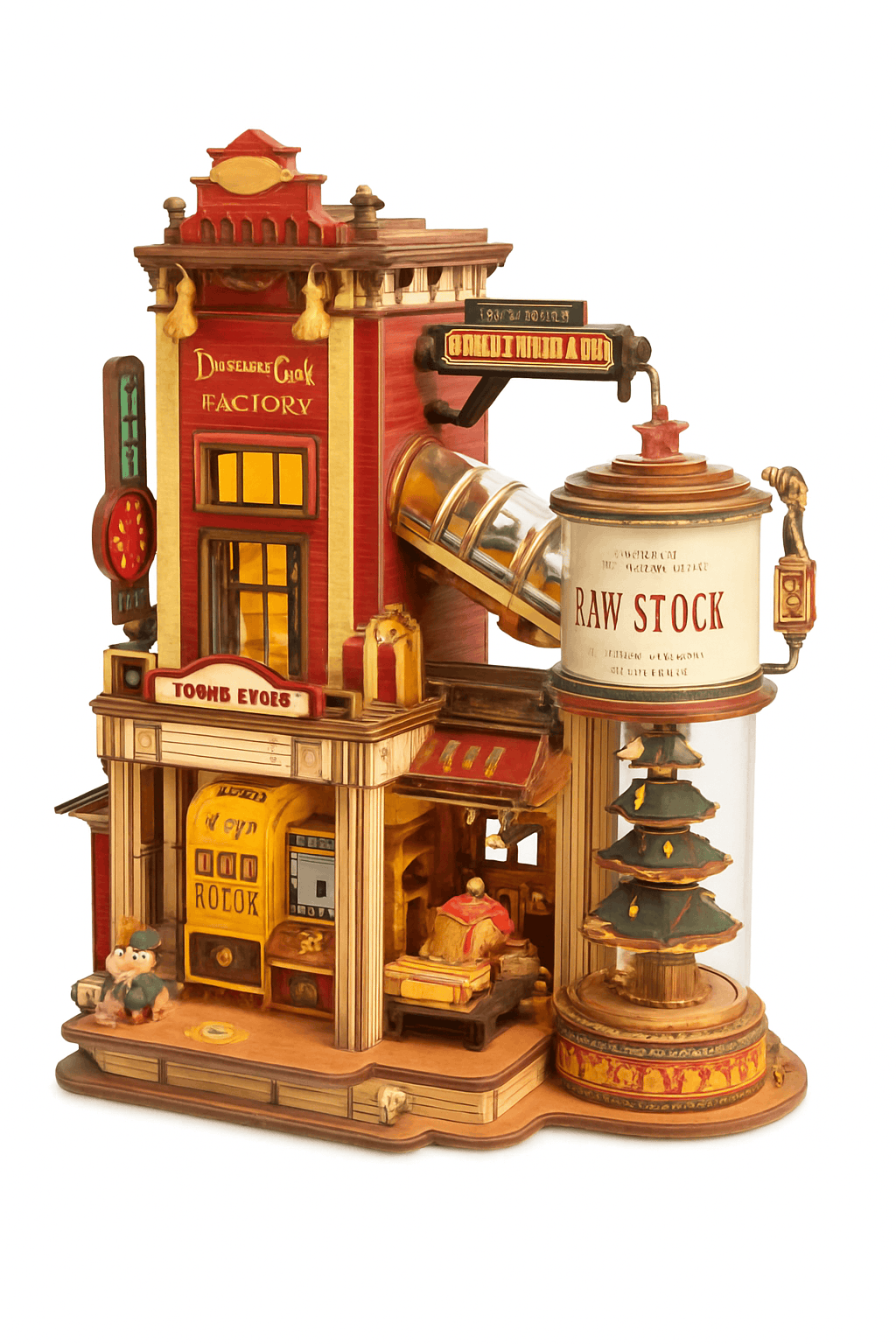 Robotime Rokr Wooden Music Box Christmas Dream Gift Factory 3D Puzzle-Carousel / UNITED KINGDOM