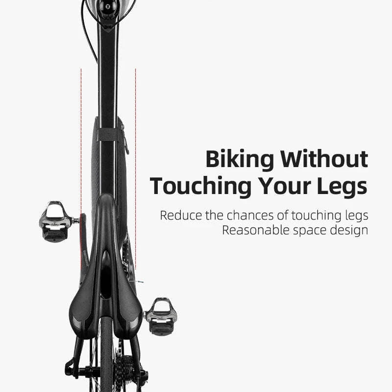 ROCKBROS 1.2L Bike Frame Triangle Bag Rainproof Reflective-B75 / one size