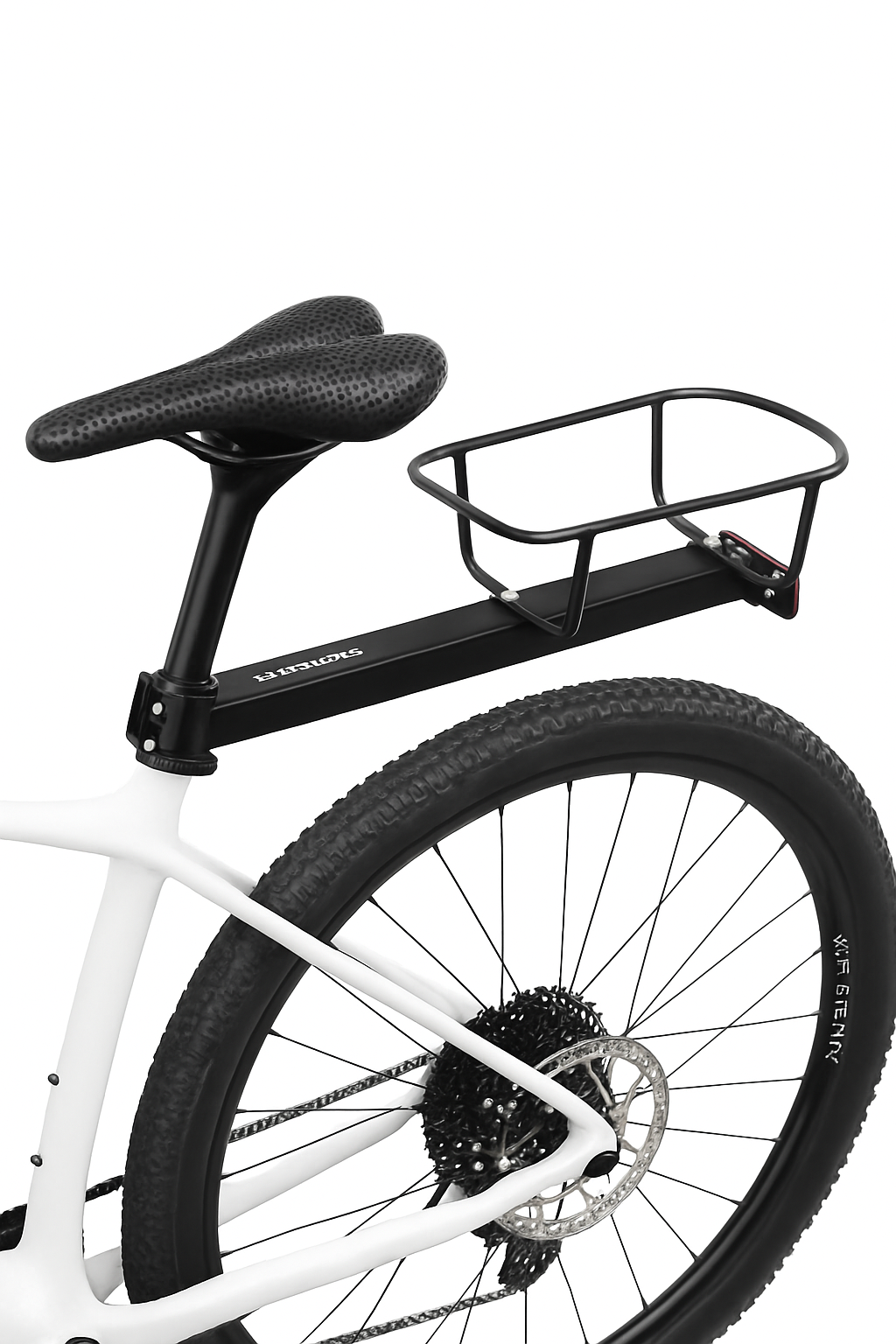 Aluminium Cykel Bakre Ställ Hylla för Extra Förvaring på Turen
