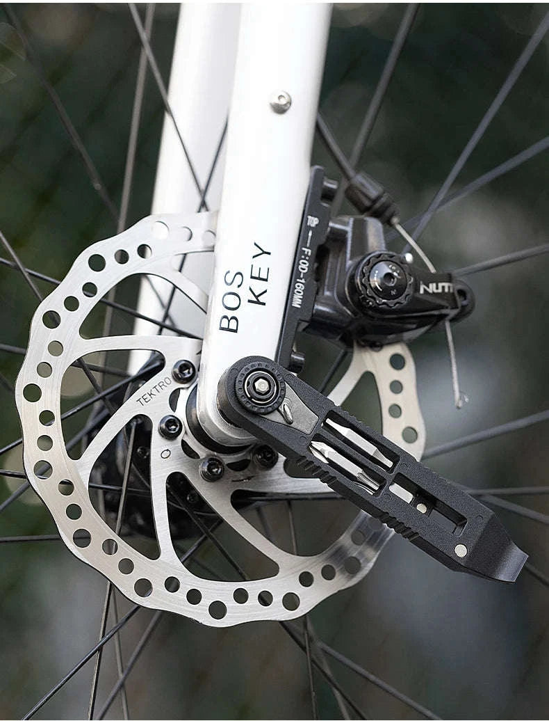 ROCKBROS Bicycle Multi-Tool Kit with Ratchet Wrench & Tire Levers-Default Title