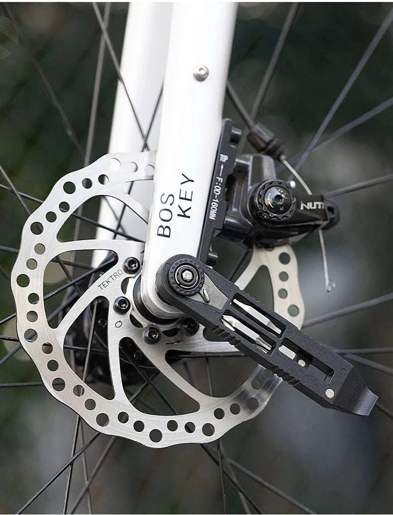 ROCKBROS Bicycle Multi-Tool Kit with Ratchet Wrench & Tire Levers-Default Title