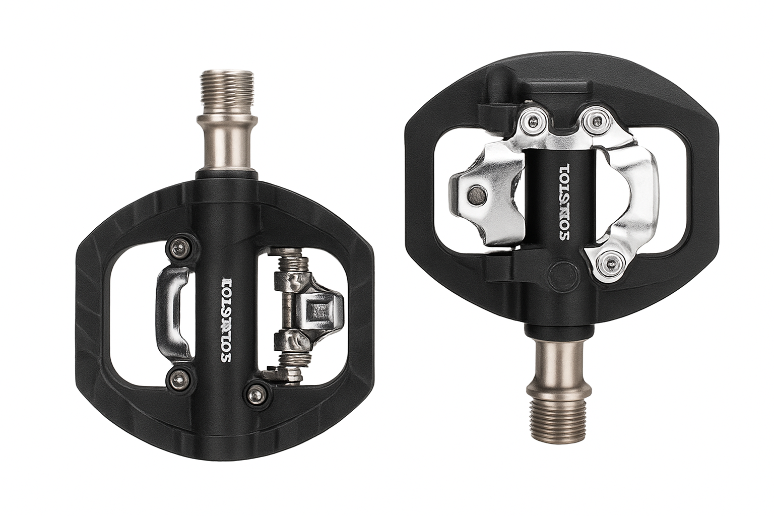 Dual-Purpose Bicycle Pedals with Sealed Bearings