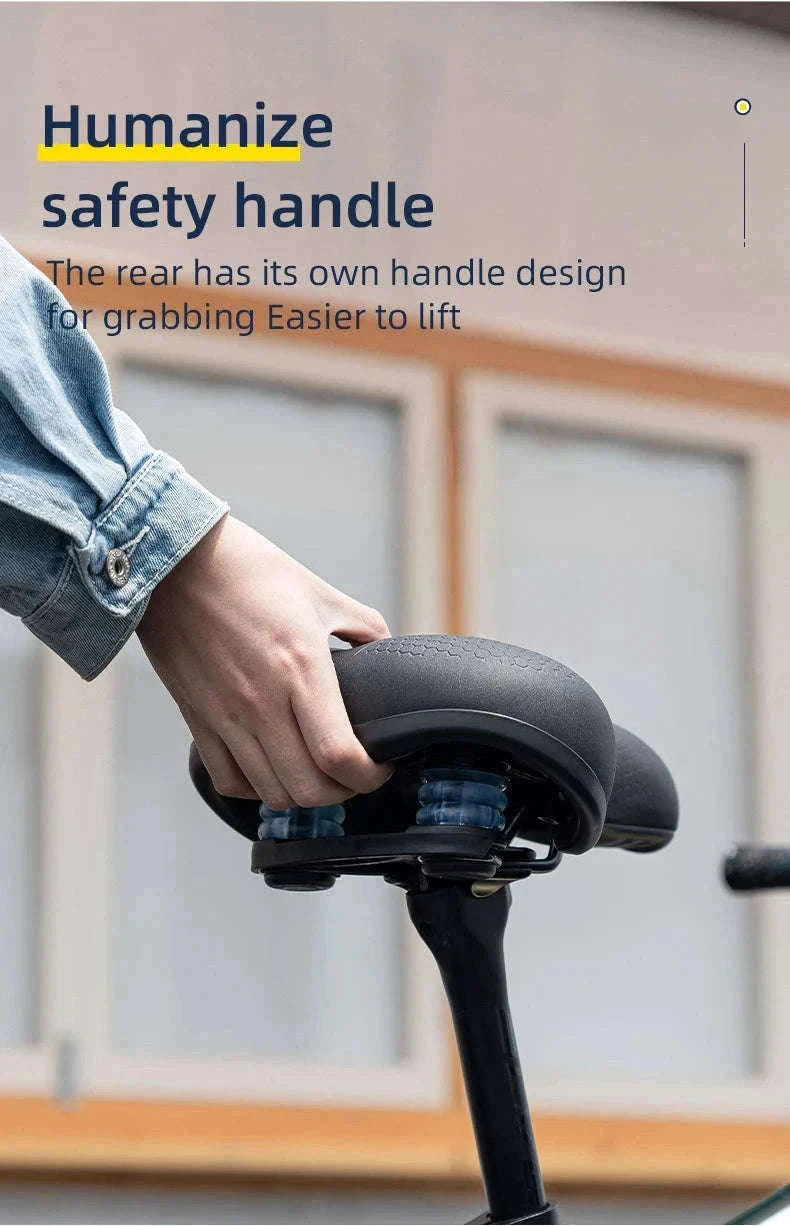 ROCKBROS Hollow Bike Saddle Breathable Shock Absorbing Cycling Seat-38210012001