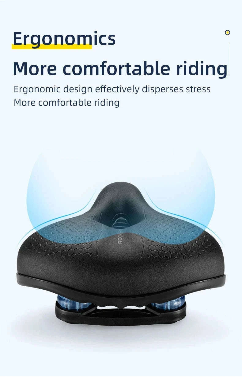 ROCKBROS Hollow Bike Saddle Breathable Shock Absorbing Cycling Seat-38210012001