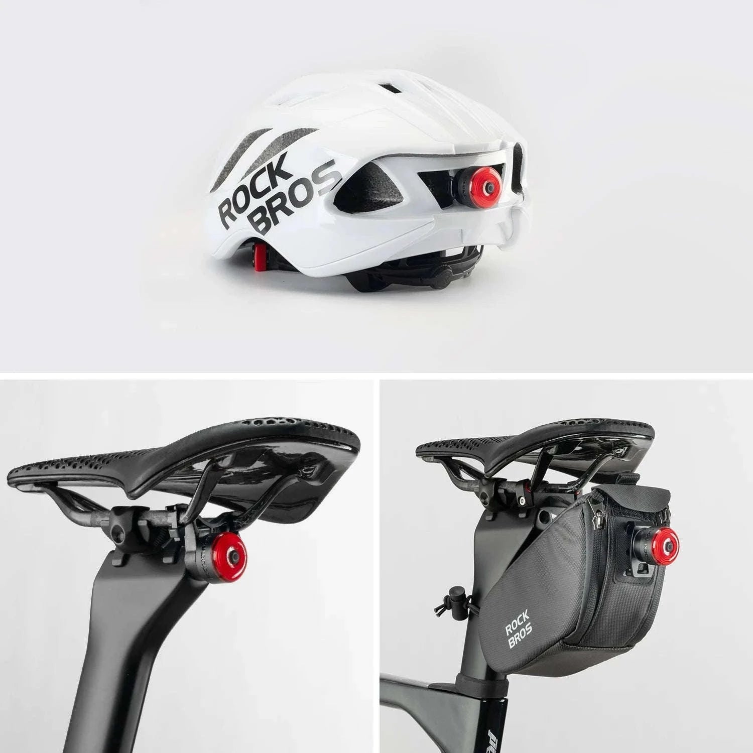 ROCKBROS Smart Bike Tail Light with Brake Sensing & Solar Power-24120010001