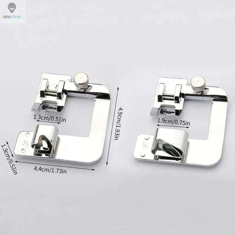 Rolled Hem Foot Set with 4 Sizes for Clean, Neat Hems-Hem Feet 13mm G556A