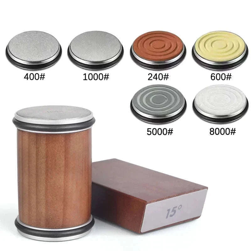 Rolling Knife Sharpener Kit for 15° and 20° Knife Edges-W Set / Ship With24h
