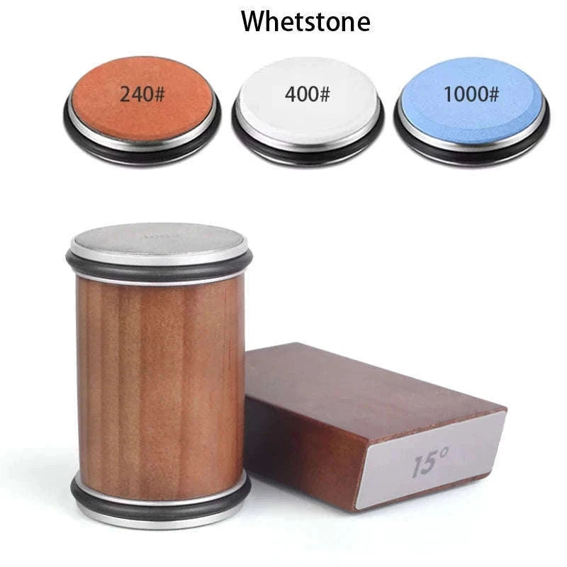 Rolling Knife Sharpener Kit for 15° and 20° Knife Edges-W Set / Ship With24h