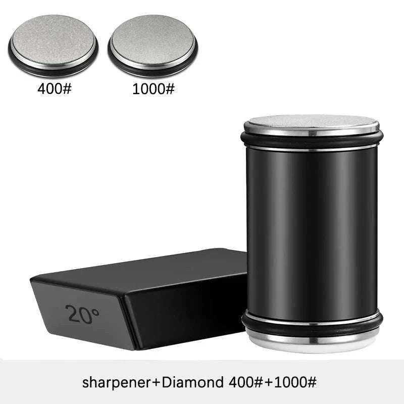 Rolling Knife Sharpener with Dual Angle Guide and Diamond Stones-H Set / Ship With 24H / China Mainland