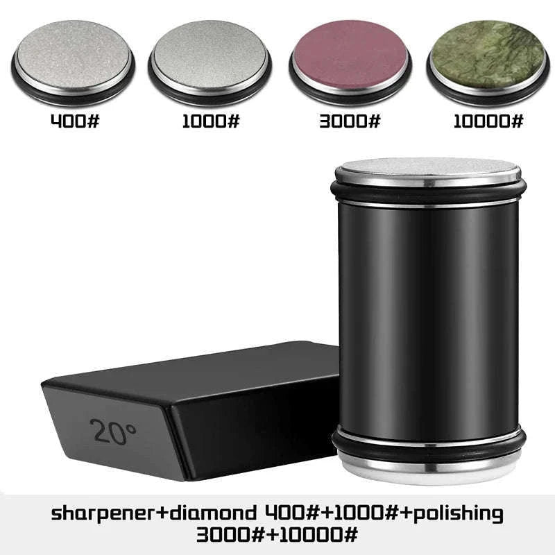 Rolling Knife Sharpener with Dual Angle Guide and Diamond Stones-H Set / Ship With 24H / China Mainland