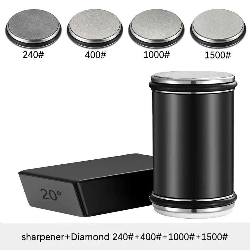 Rolling Knife Sharpener with Dual Angle Guide and Diamond Stones-H Set / Ship With 24H / China Mainland