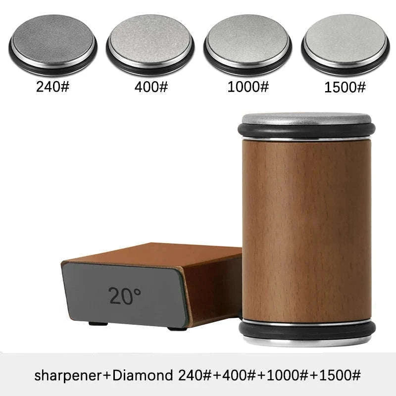 Rolling Knife Sharpener with Dual Angle Guide and Diamond Stones-H Set / Ship With 24H / China Mainland