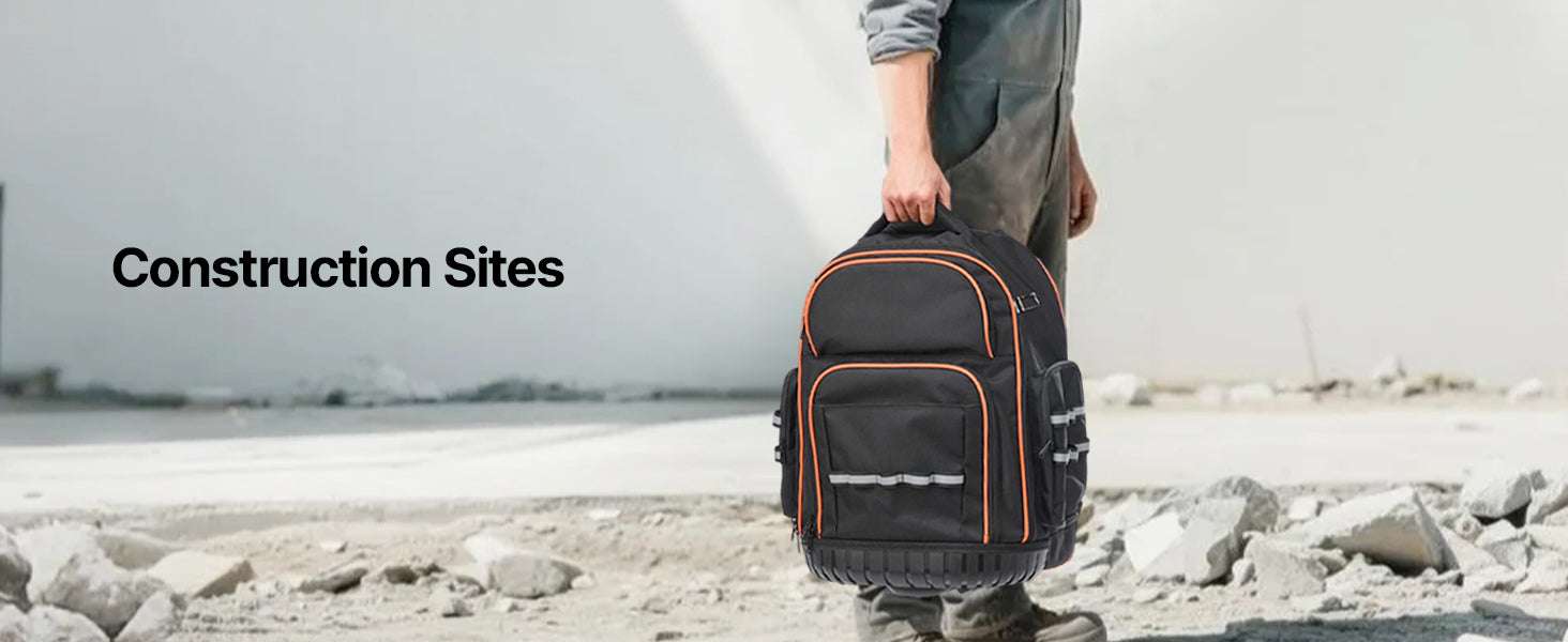 Rolling Tool Backpack with Wheels 110lb Capacity & Multi-Pocket Storage-14in 45 Pockets / CZECH REPUBLIC