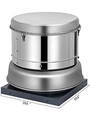 Roof Upblast Exhaust Fan 1400/2400 CFM 250W Restaurant Ventilation-2400cfm / United States